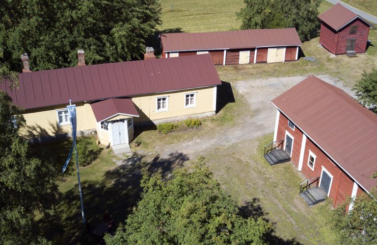 Ilmakuva rakennuksista.