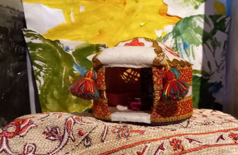 Jurtta pienoiskoossa.